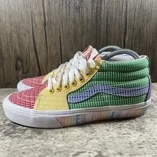 Vans Sk8-Mid Pride Lgbtq+ Gay Skate Shoes Size M 8 W 4