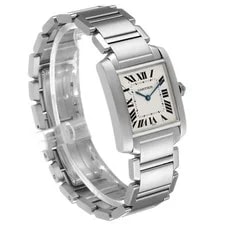 Cartier Tank Francaise Midsize Silver Dial W51003Q3 4