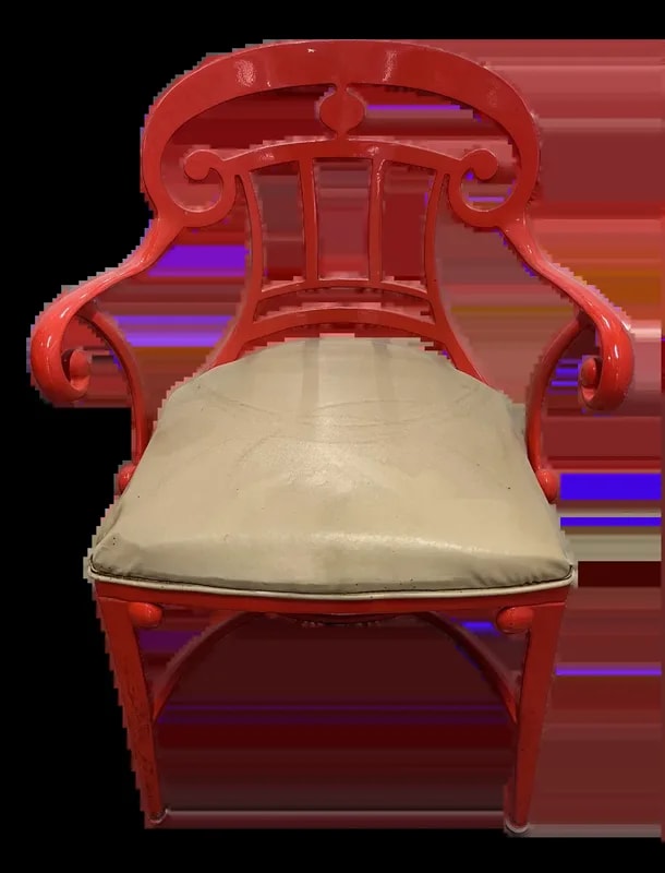 Dorothy Draper — MCM Veneman Indoor/Outdoor Arm Chair for Tripitone — Furniture — resale
