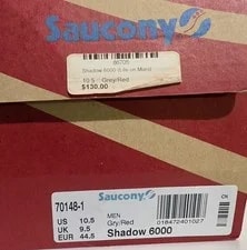 Saucony 6000 Premier Life ON Mars Size 10.5 Ticket Extra Laces Prmr Pass 3