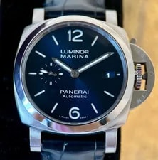 Panerai — Panerai Luminor Marina 1950 Blue Dial Steel - PAM01393 PAM1393 Full Set — Watch — resale