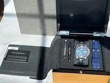 Panerai Luminor Marina 1950 Blue Dial Steel - PAM01393 PAM1393 Full Set 4