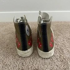 Comme des Garcons Converse CDG Play Chuck 70 Hi Top M 9 W 11 Heart 4