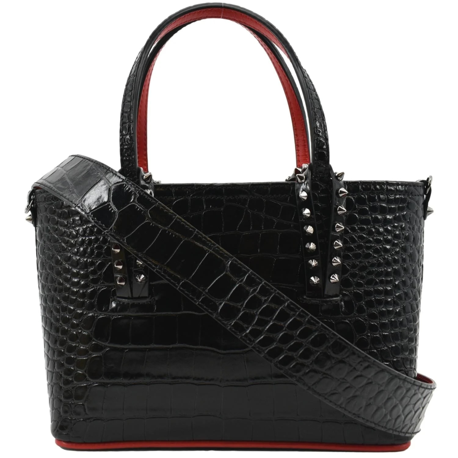 Christian Louboutin — Christian Louboutin Cabata Mini Spiked — Handbag — resale