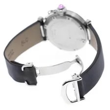Cartier Pasha C W3109699 35mm SS Black #C12416 2