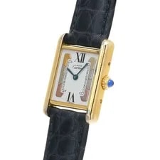 Cartier Must Tank Vermeil 5057001 Ivory Bran 2