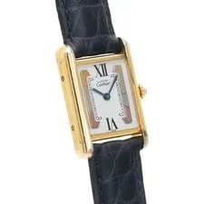 Cartier Must Tank Vermeil 5057001 Ivory Bran 3