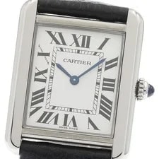 Cartier — Cartier Tank Solo SM WSTA0030 Silver Dial Quartz Watch_960845 — Watch — resale