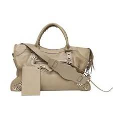 Balenciaga — Balenciaga Classic City Motorcycle Medium 38cm Light — Handbag — resale