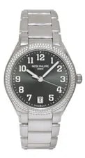 Patek Philippe Twenty~4 Steel & Diamond Olive Green BP ' 24 7300/1200A-011 2
