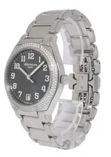 Patek Philippe Twenty~4 Steel & Diamond Olive Green BP ' 24 7300/1200A-011 3