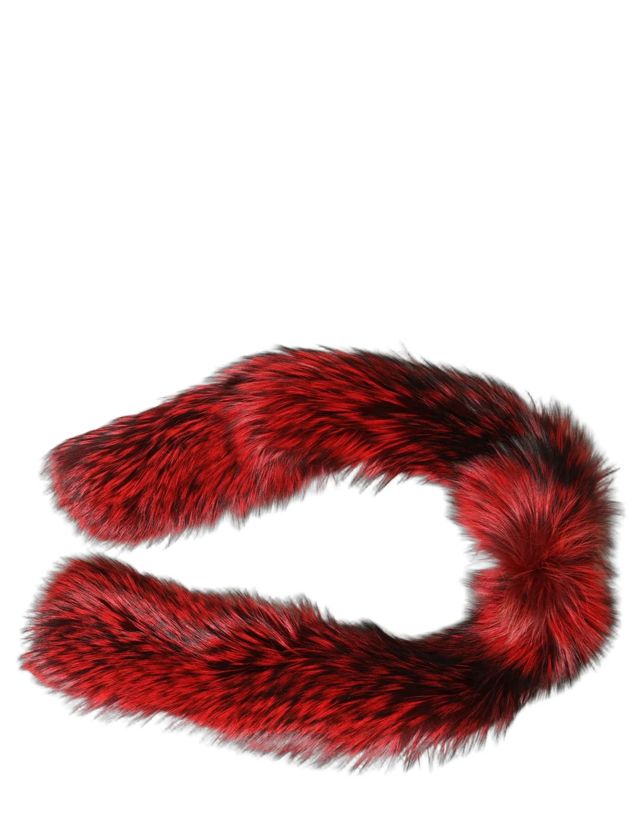 Dolce & Gabbana — Dolce & Gabbana Fox Fur Neck Wrap Warmer Winter Scarf — Accessory — resale