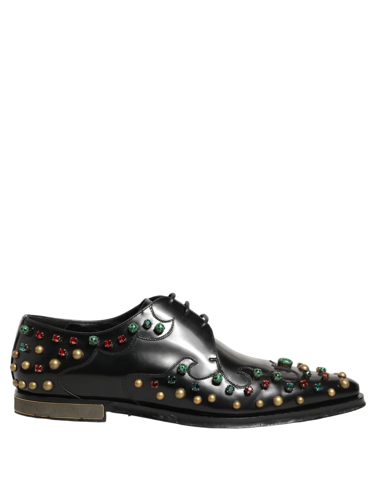 Dolce & Gabbana — Dolce & Gabbana Derby Dress Studded Formal — Designer Shoe — resale