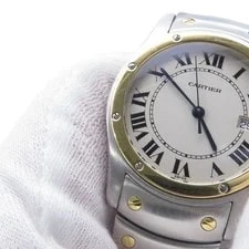 Cartier Santos Ronde W20037R3 Stainless Steel / 18K Yellow Gold 29mm #TZW1579 4