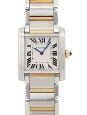 Cartier — Cartier Tank Francaises MM W2TA0003 H32xW25mm White Dial Stainless Steel #T133 — Watch — resale