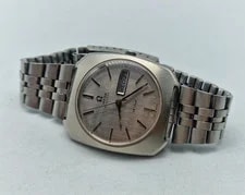 Omega — 1970'S Omega DE Ville Grey Dial Daydate Auto SS Strapman's / X071 — Watch — resale