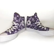 New! Converse Golf le Fleur Chuck 70 Hi Quilted Tillandsia 4