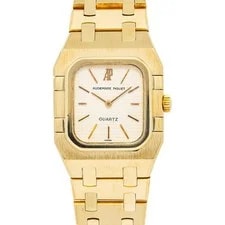 Audemars Piguet Royal Oak Quartz 18K Yellow Gold White Dial 24mm 2