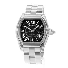 Cartier Roadster W62041V3 2510 38mm Black Roman Dial Steel Automatic 3