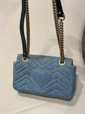 Gucci GG Marmont Matelassé Logo Japan Auth 2
