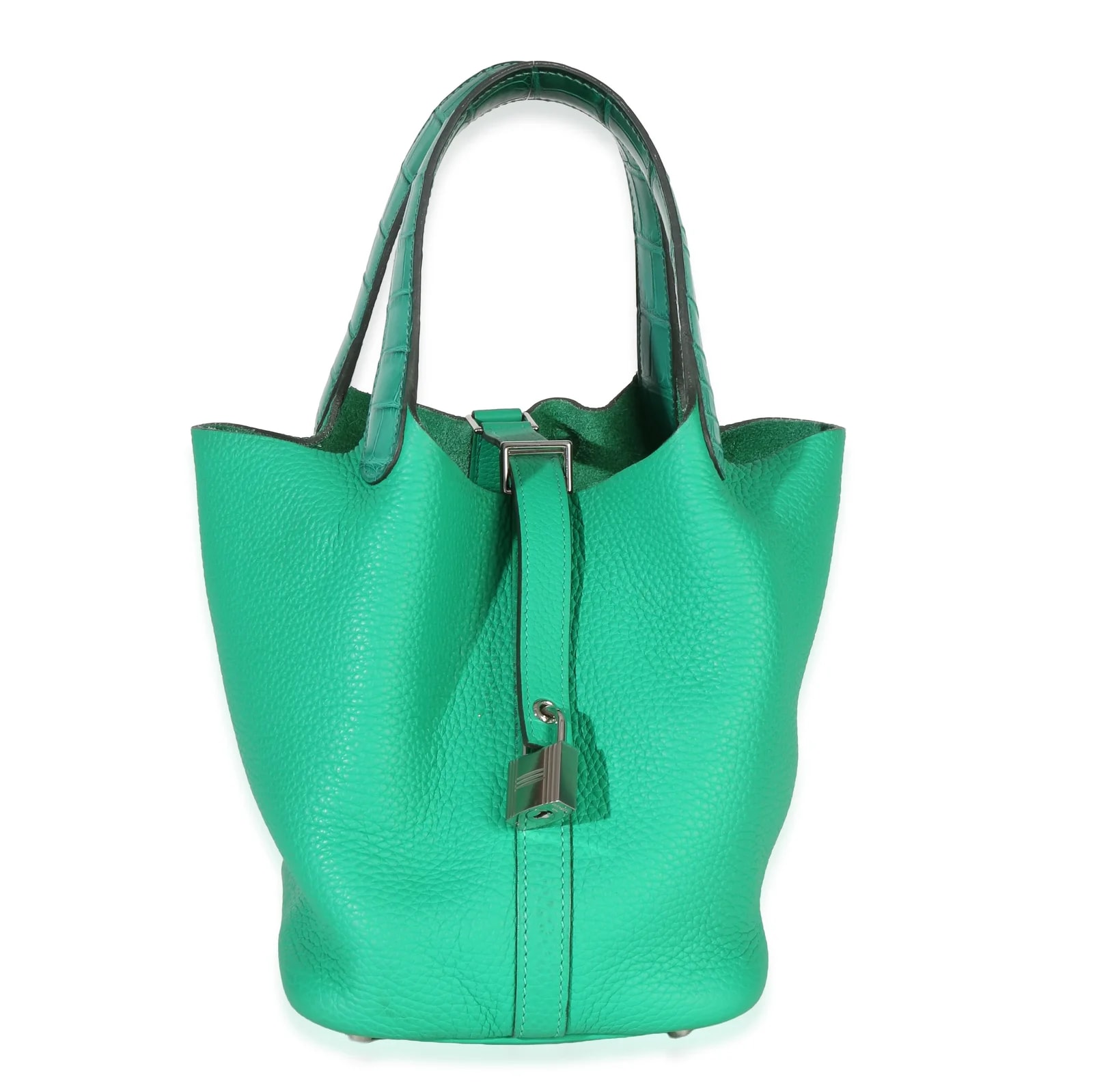 Hermès — Hermès Menthe Matte Touch Picotin Lock 18 Phw — Handbag — resale