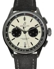 Breitling — Breitling Premier B01 Black and White Chronograph 42mm Box — Watch — resale