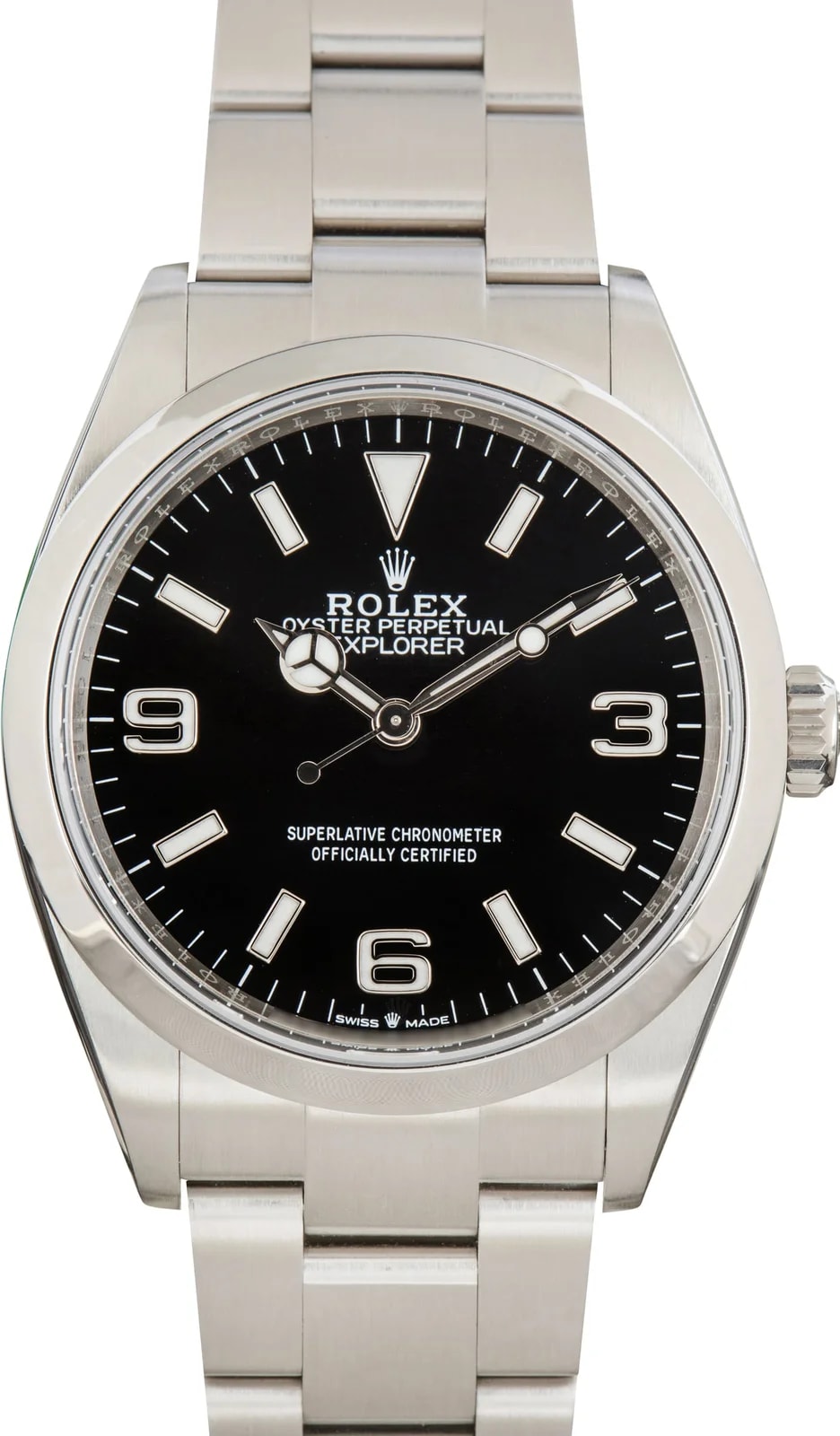 Black Dial Rolex Explorer Stainless Steel Ref 124270 2