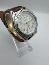 Breitling Chronomat B13050.1 Automatic Chronograph 18k Two-Tone White Dial 2