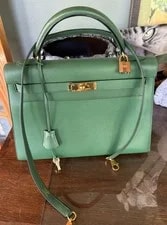 Hermès — Hermes Rigid Kelly 32cm W GHW — Handbag — resale