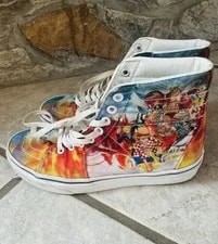 Limited Edition Vans X One Piece Collaboration Sk8-Hi "Punk Hazard" 2
