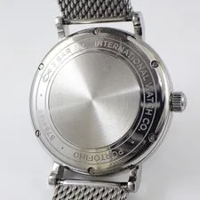IWC Portofino IW458110 12 Point Diamond Indexes Sunray Gray Dial SS AT 4