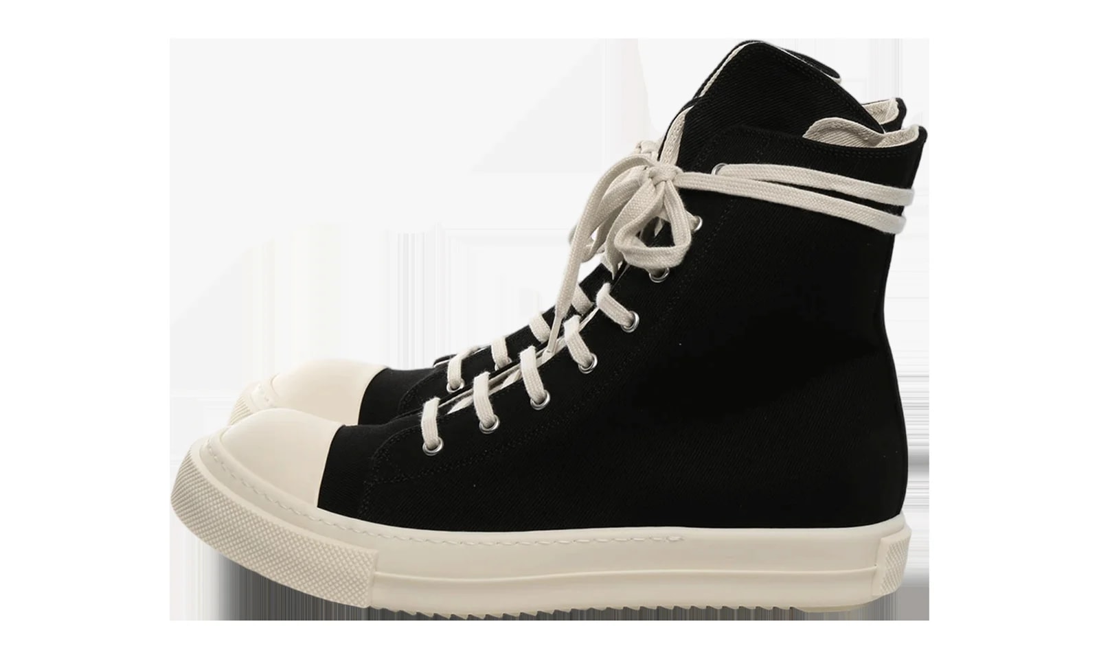 Rick Owens DRKSHDW — Scarpe High " / Milk / Milk" DU01F4800 DOEH4 911 — Sneaker — resale