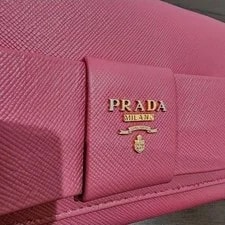 Prada Long Wallet Bow Ribbon 3
