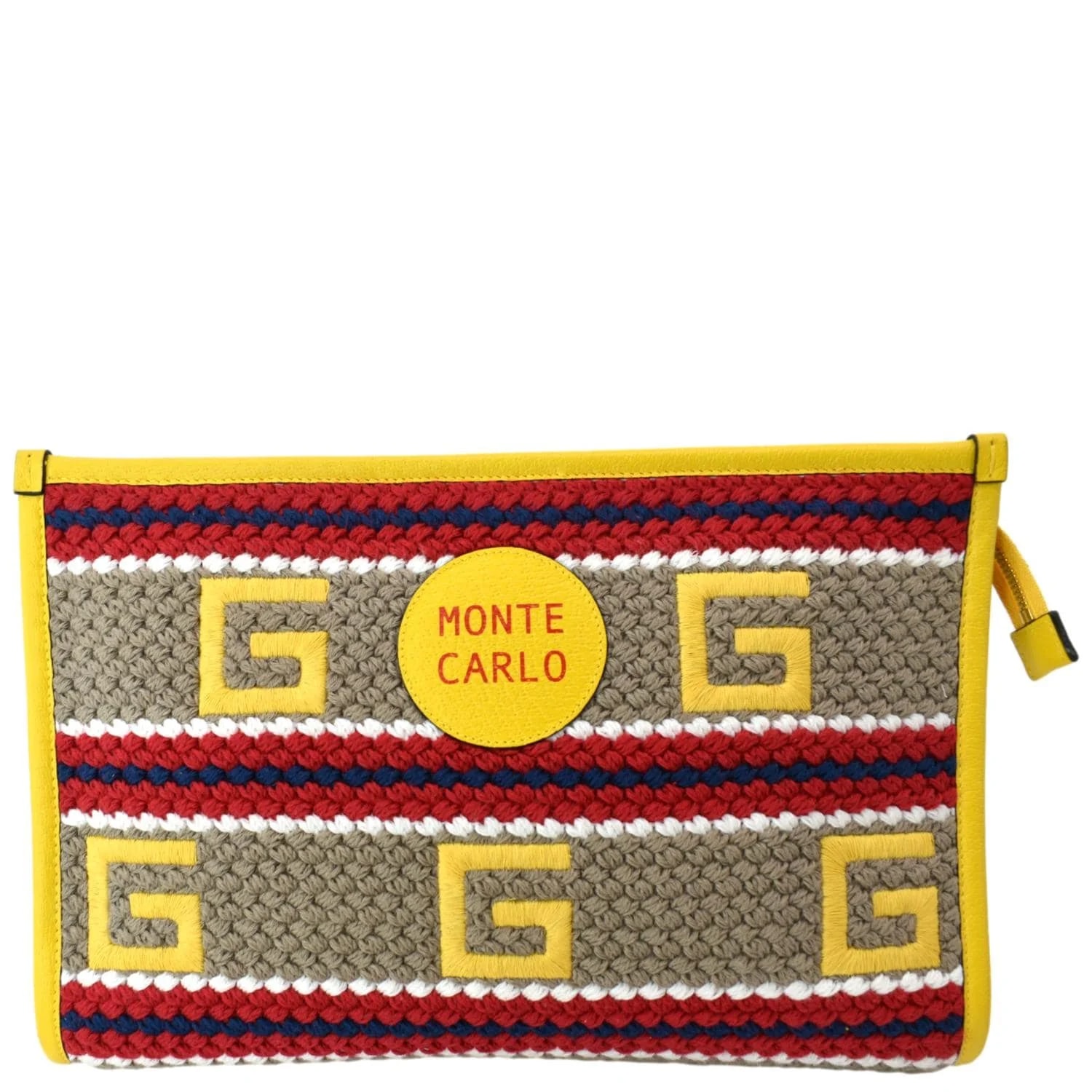 Gucci — Gucci Monte Carlo Striped Pouch 627080 — Accessory — resale