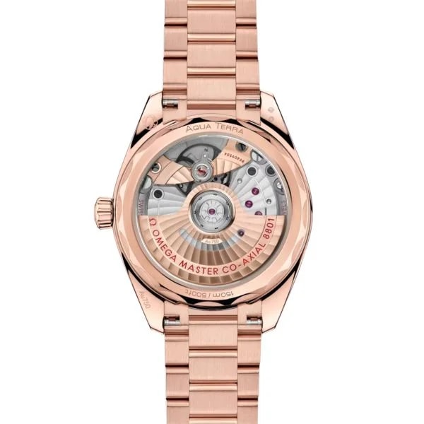 Omega Seamaster Aqua Terra Chronometer 18K Sedna™ Gold &Amp; Diamonds Lady's 3