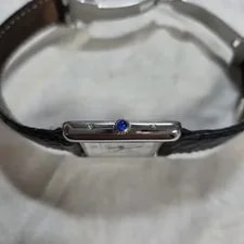 Cartier — Cartier Must Tank XL GM Blue Index Quartz Model Official — Watch — resale