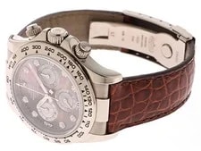 Rolex Daytona 116519NG K18White Gold / Leather 40.0mm Black Dial 2010 #DW016 3