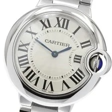 Cartier — Cartier Baron Blue MM W6920084 Silver Dial Quartz Boy's Watch_953565 — Watch — resale
