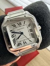Cartier Santos de Medium WSSA0010 White Dial - 2021 - Full Set 2