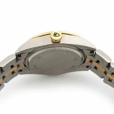 Tudor Glamour Date 53003 Yellow Gold Stainless Steel 31mm Black Dial #TSW486 4