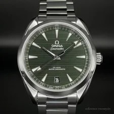 Omega — Omega Seamaster Aqua Terra 150M 41mm Green Horizontal Teak 220.10.41.21.10.001 — Watch — resale