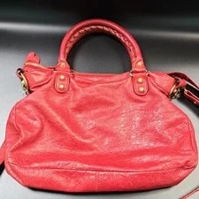 Balenciaga Aged Classic City Motorcycle Top Handle X258 26.06.03 2