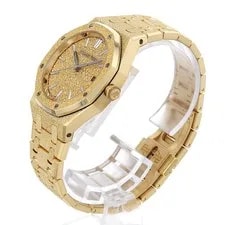 Audemars Piguet Royal Oak Flossed Gold 77450BA.GG.1361BA.01 Second Hand 2