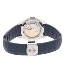 Patek Philippe Aquanaut Travel Time Gold Auto 40mm Blue Dial 5164G-001 4