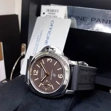 Panerai 44mm Tropical Brown Dial Luminor Marina Logo PAM632 PAM00632 (2017) 2