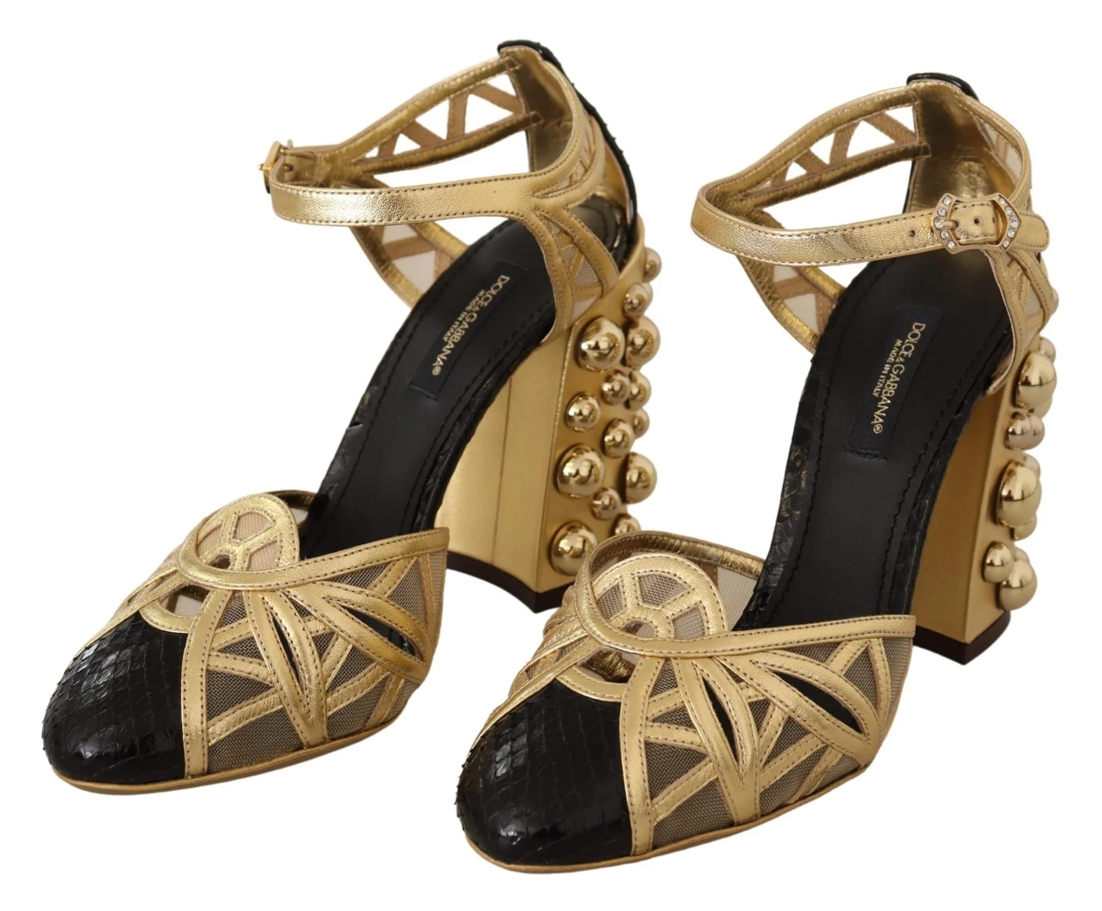 Dolce & Gabbana Studded Ankle Straps 2