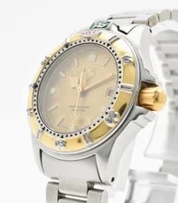 [For Parts] TAG Heuer 995.408A Professional 2000 Series Quartz Gold — Watch — resale