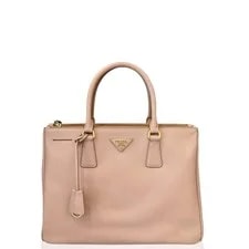 Prada — Prada Large Galleria Double Zip Light (qy012626g4) — Handbag — resale