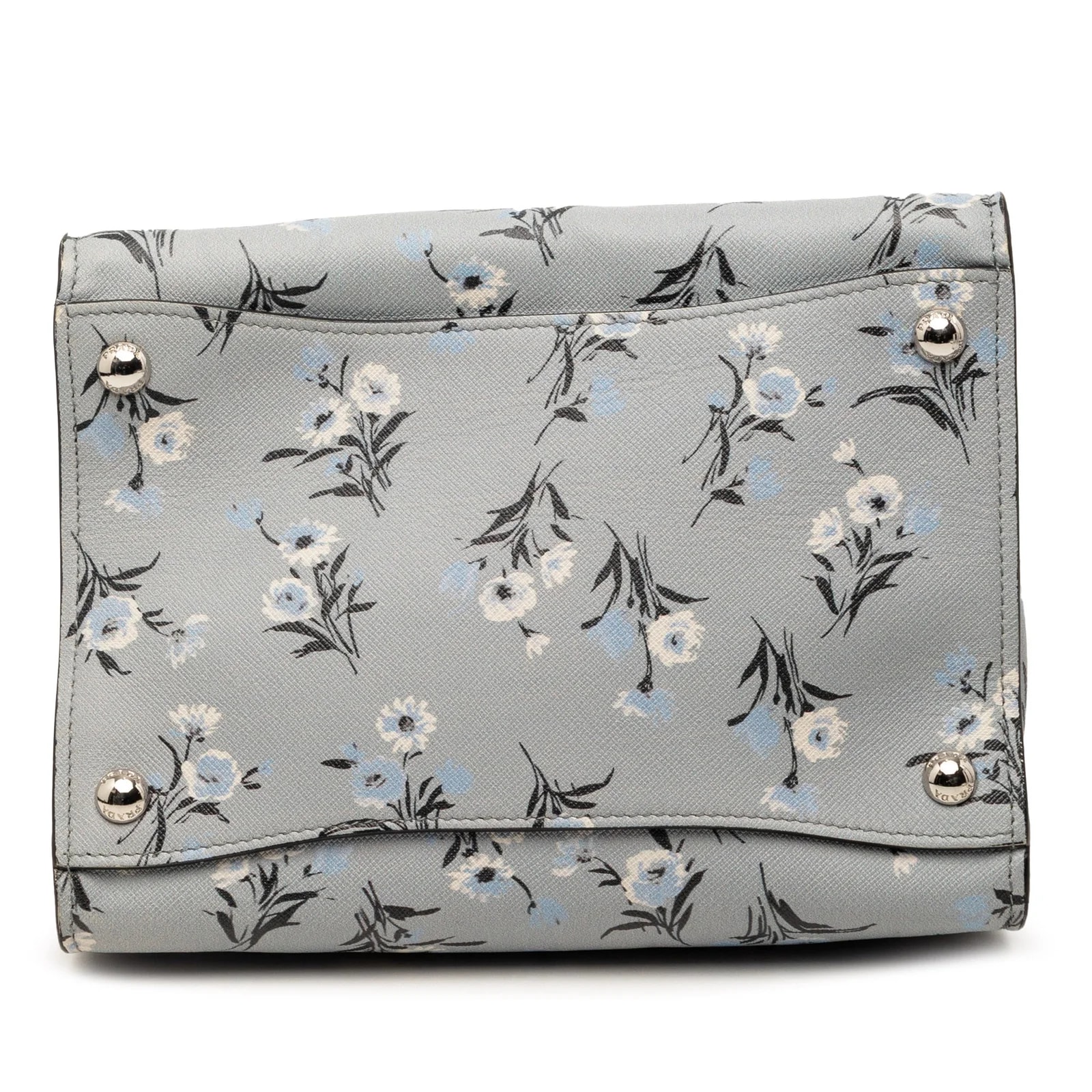 Floral Print Twin Pocket Satchel 3