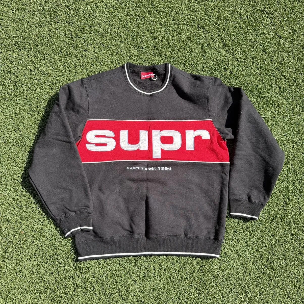 Supreme Piping Crewneck 2